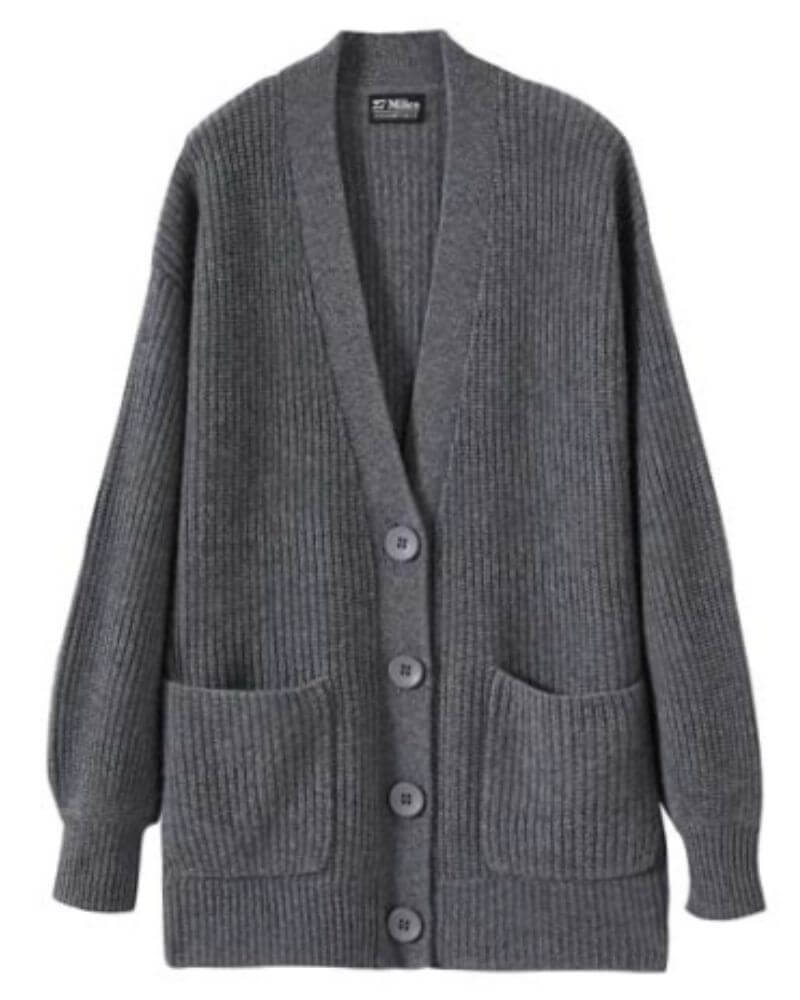 27 Miles Malibu Sweaters 27 Miles - Kamira Cashmere Cardigan in Gravel