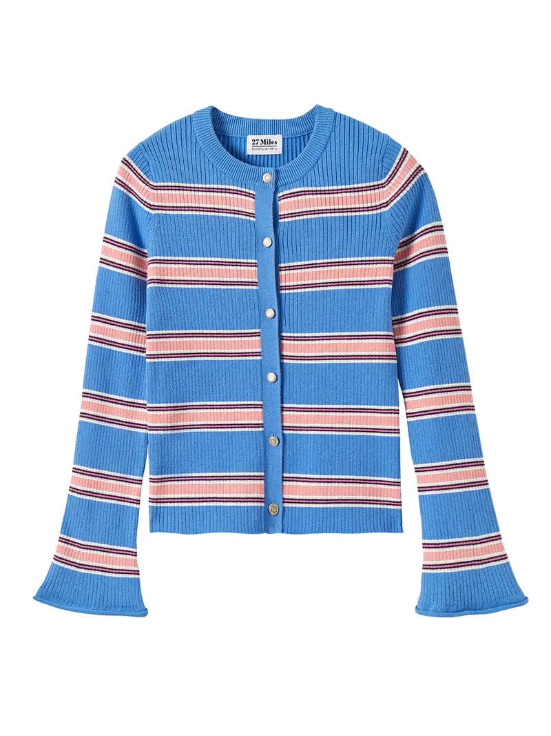 27 Miles Malibu Sweaters 27 Miles - Laroi Sweater in Cornflower Blue