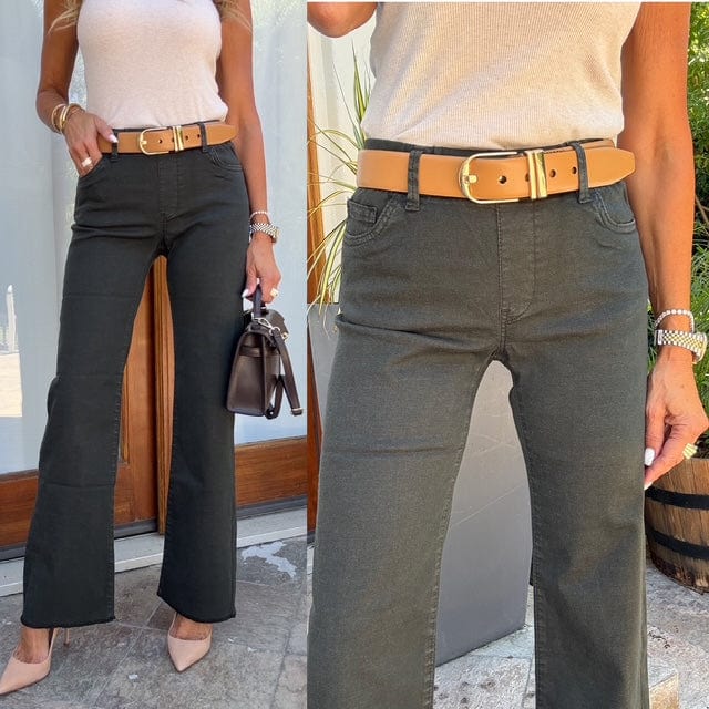 Bevy Flog Pants Bevy Flog - Amanda Pant in deep green