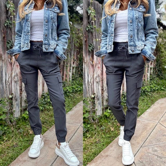 Bevy Flog Pants Bevy Flog - Gaya Cargo in Charcoal grey