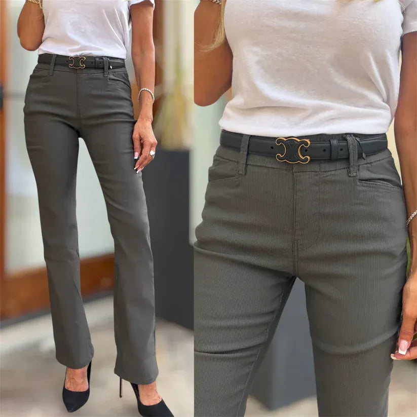 Bevy Flog Pants Bevy Flog - Novel Pant in deep charcoal olive
