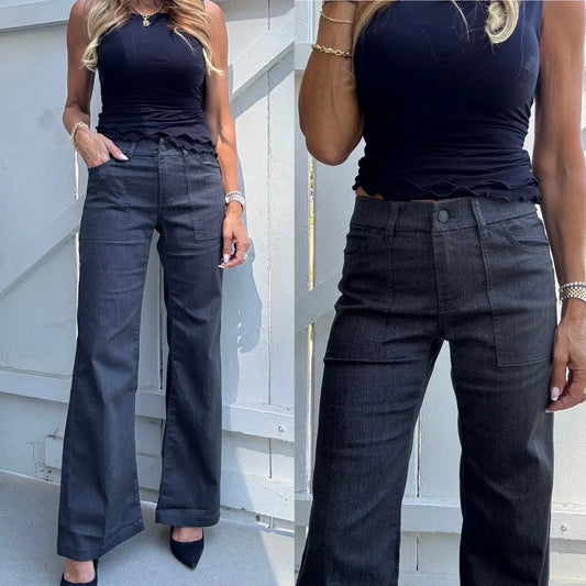 Bevy Flog Pants Bevy Flog - Romi Pant in Black wash