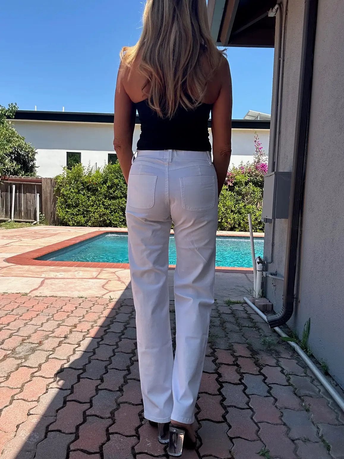 Bevy Flog Pants Bevy Flog - Sharon Pant in White Snake print