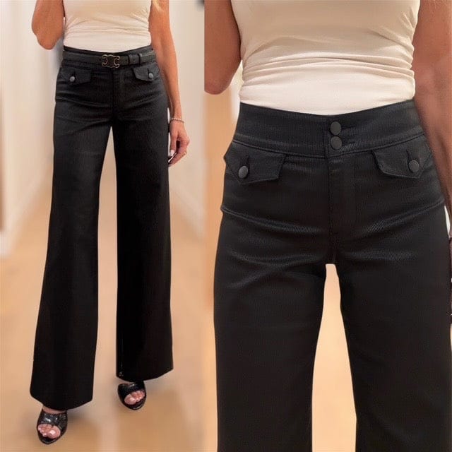 Bevy Flog Pants Bevy Flog - Stacy pant in black stripe