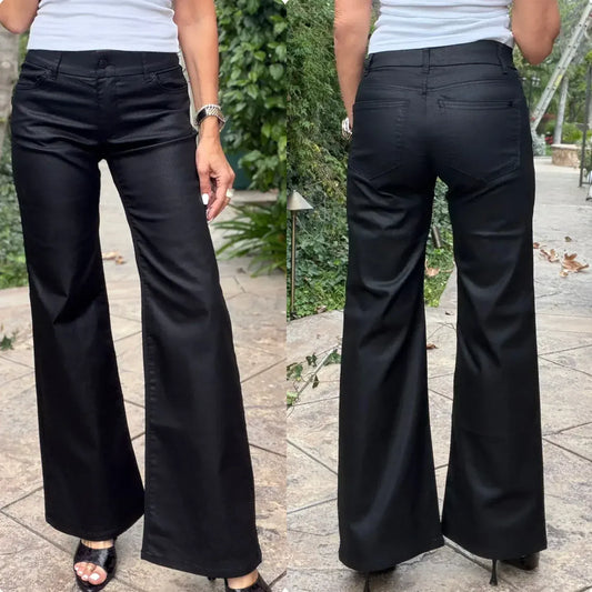 Bevy Flog Pants Bevy Flog - Stacy pant in black stripe