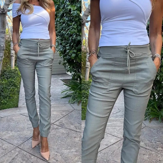 Bevy Flog Pants Bevy Flog - Tali Pant in Green Herringbone