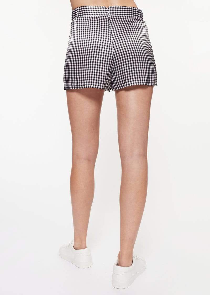 CAMI NYC Shorts CAMI NYC - Matilda Short in Black Mini Gingham