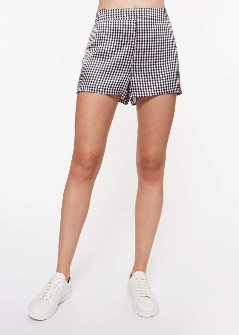 CAMI NYC Shorts CAMI NYC - Matilda Short in Black Mini Gingham