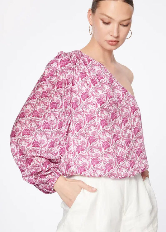 CAMI NYC Tops CAMI NYC - Lenore top in Pansy Paisley Pink