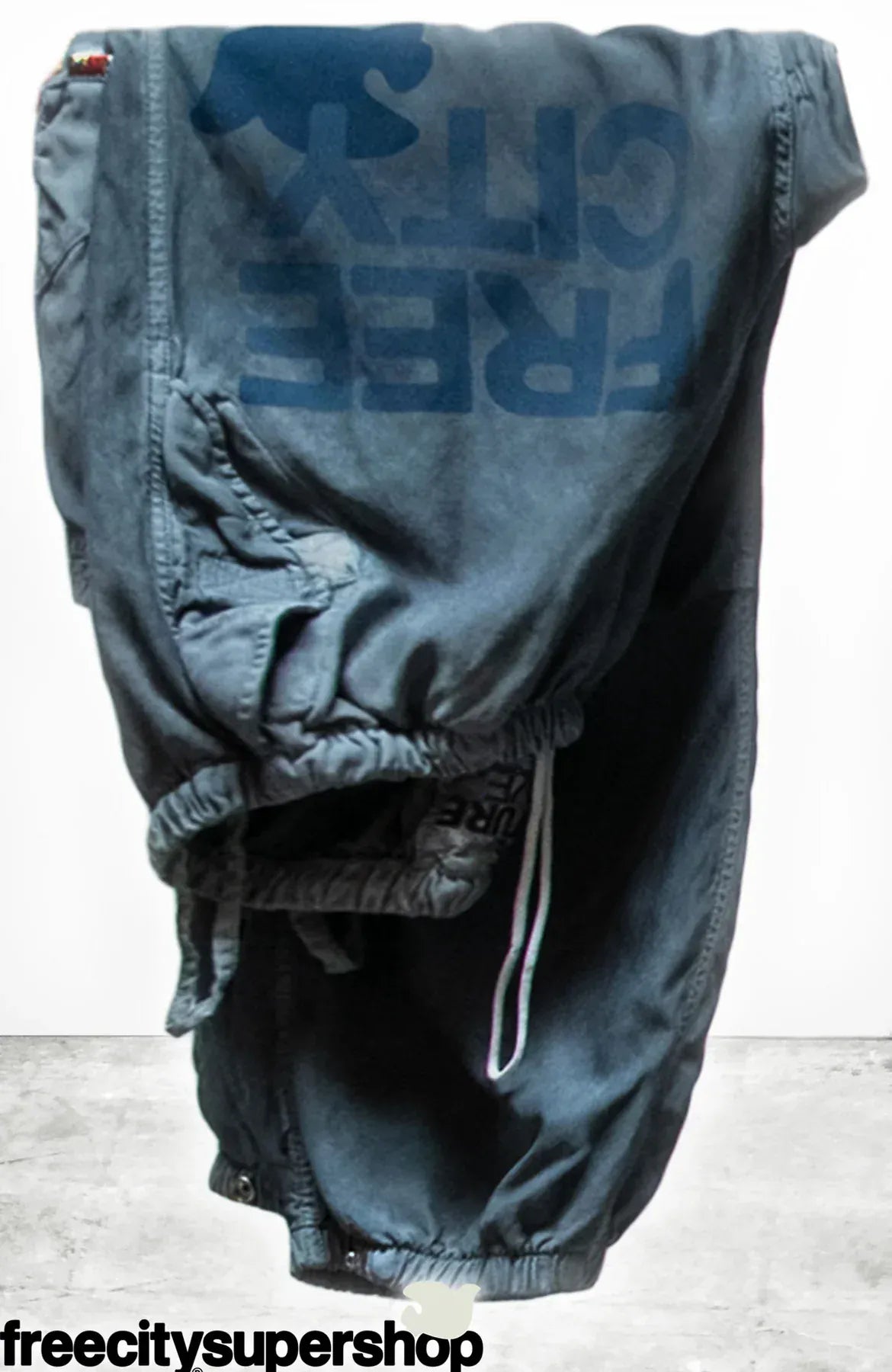 FREECITY Sweatpants Freecity - Flap Snap matte satin airjump pants in ash