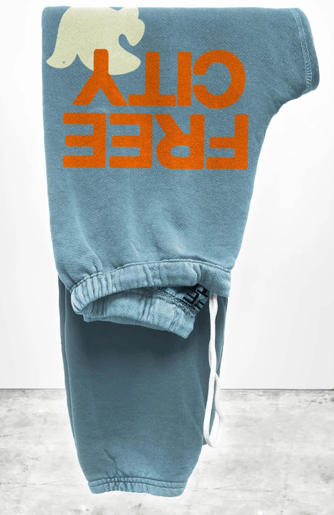 FREECITY Sweatpants Freecity - Large Logo Sweatpants in Blue Shroom