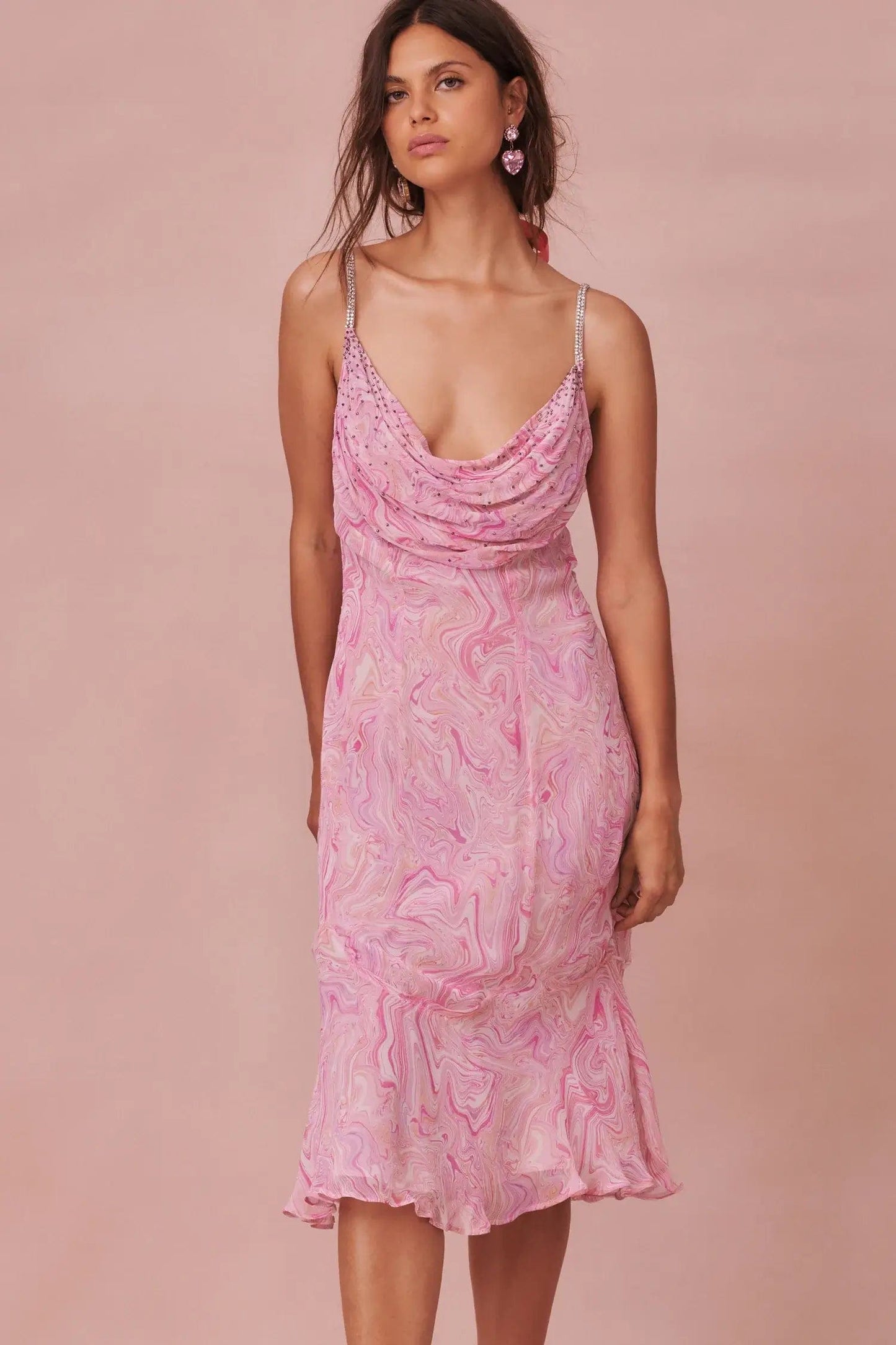 Love Shack Fancy Dresses Love Shack Fancy - Cookie Midi dress in Pink Kiss