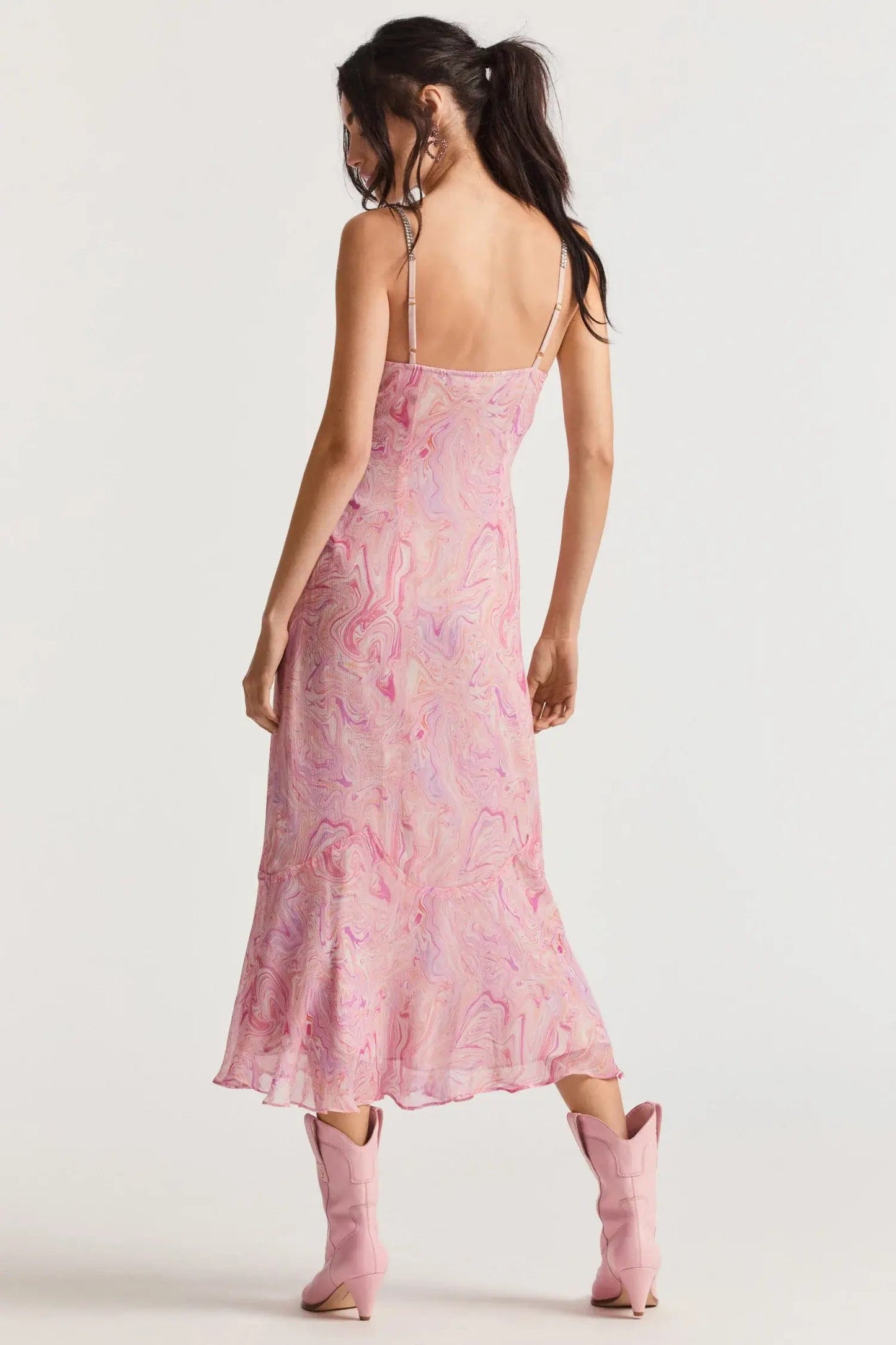 Love Shack Fancy Dresses Love Shack Fancy - Cookie Midi dress in Pink Kiss