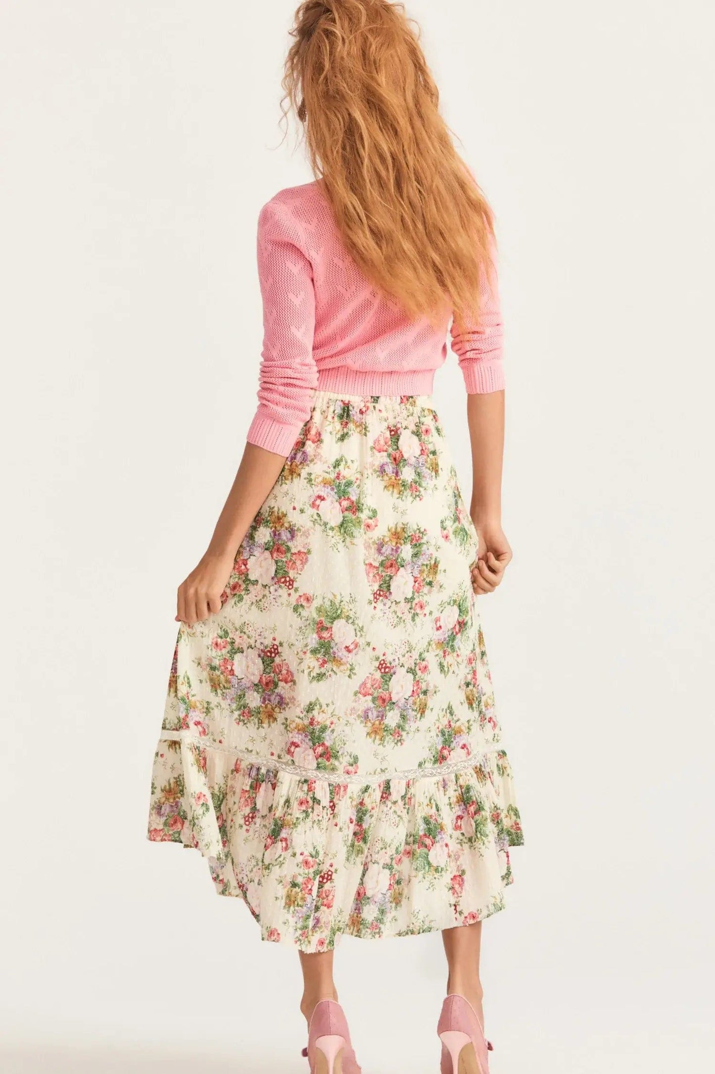 Love Shack Fancy Skirts Love Shack Fancy - Viva Skirt in Shimmering Gemstone