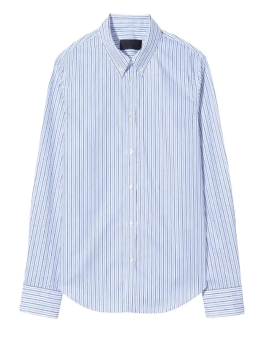 Nili Lotan Blouses XS Nili Lotan - Dyllan Shrunken shirt in Blue Stripe