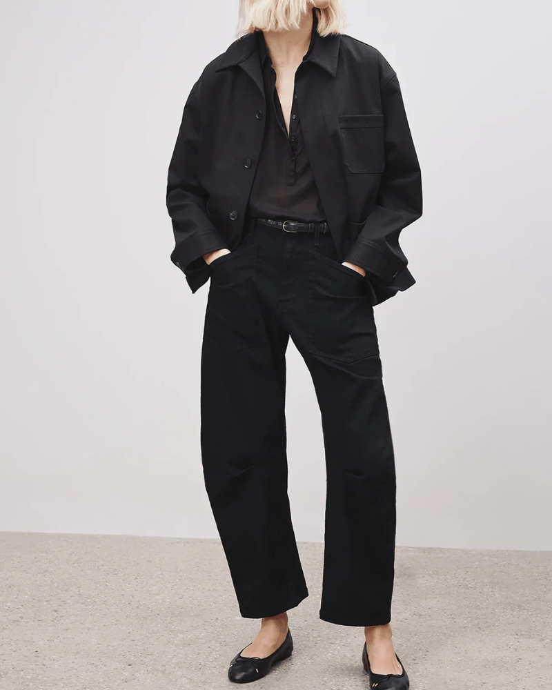 Nili Lotan Pants Nili Lotan - Shon Jean in Black