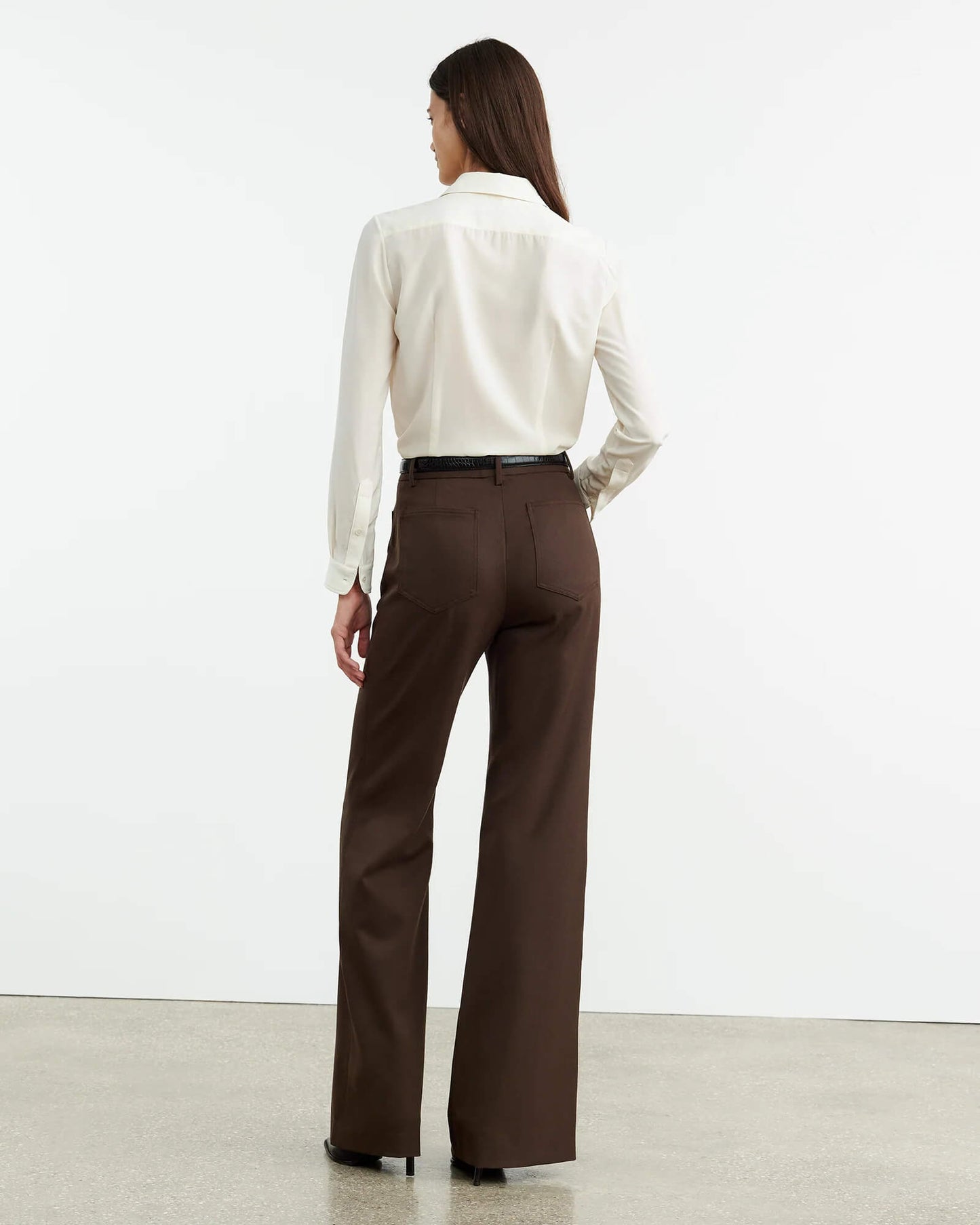 Nili Lotan Pants Nili Lotan - Simone Shirt in Ivory