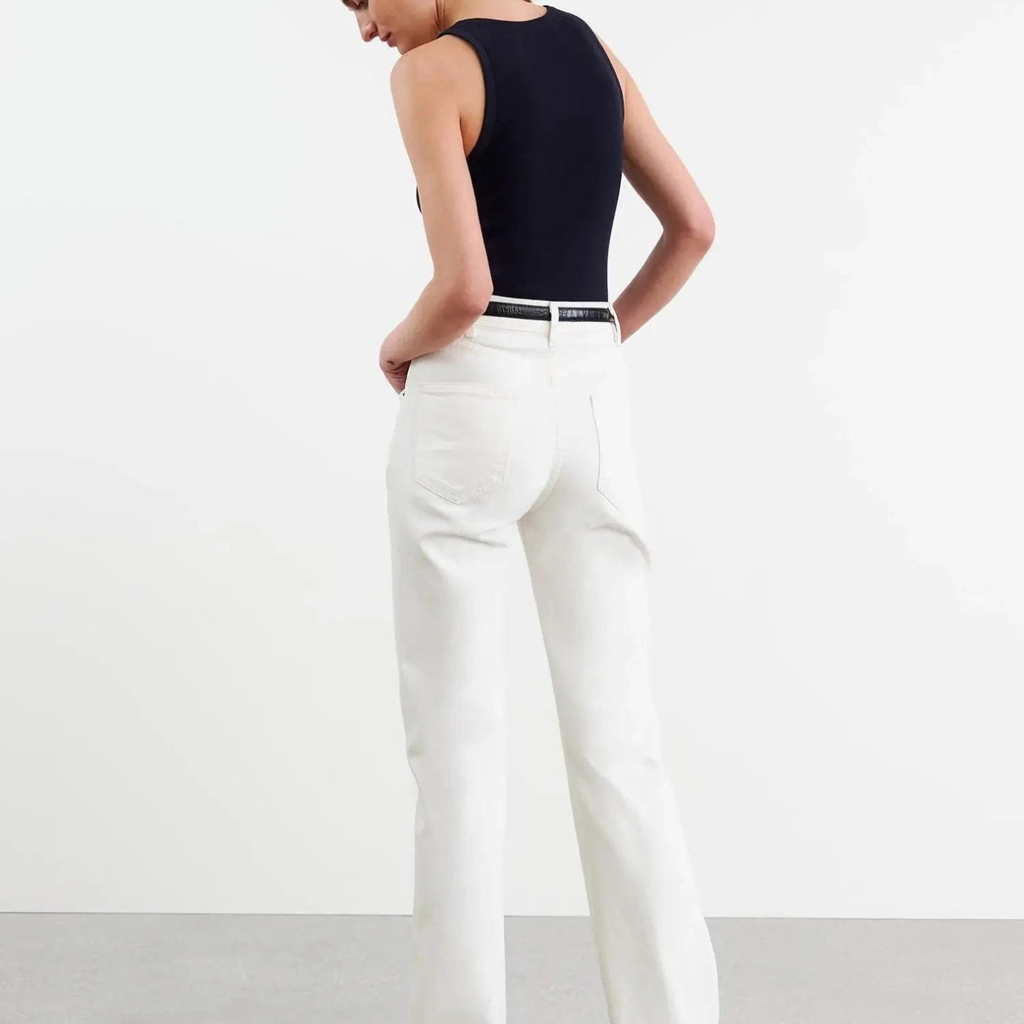 Nili Lotan Sweater Nili Lotan - Calida Knit Tank in Dark Navy