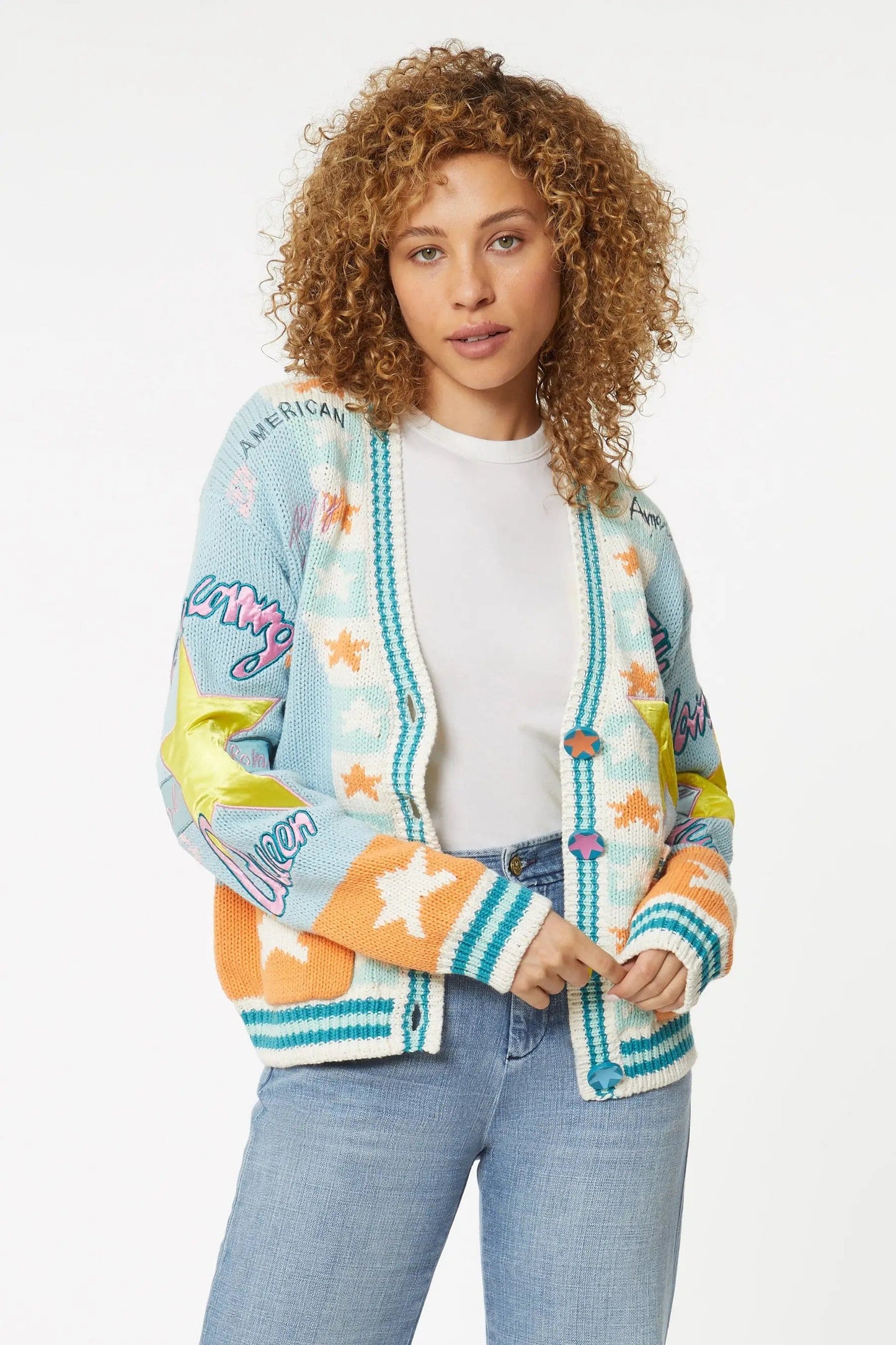 NO! Sweaters NO! Sweaters - American Beauty in Light Blue