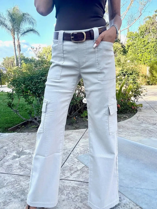 Private Access Bevy Flog - Randi Pant in Beige