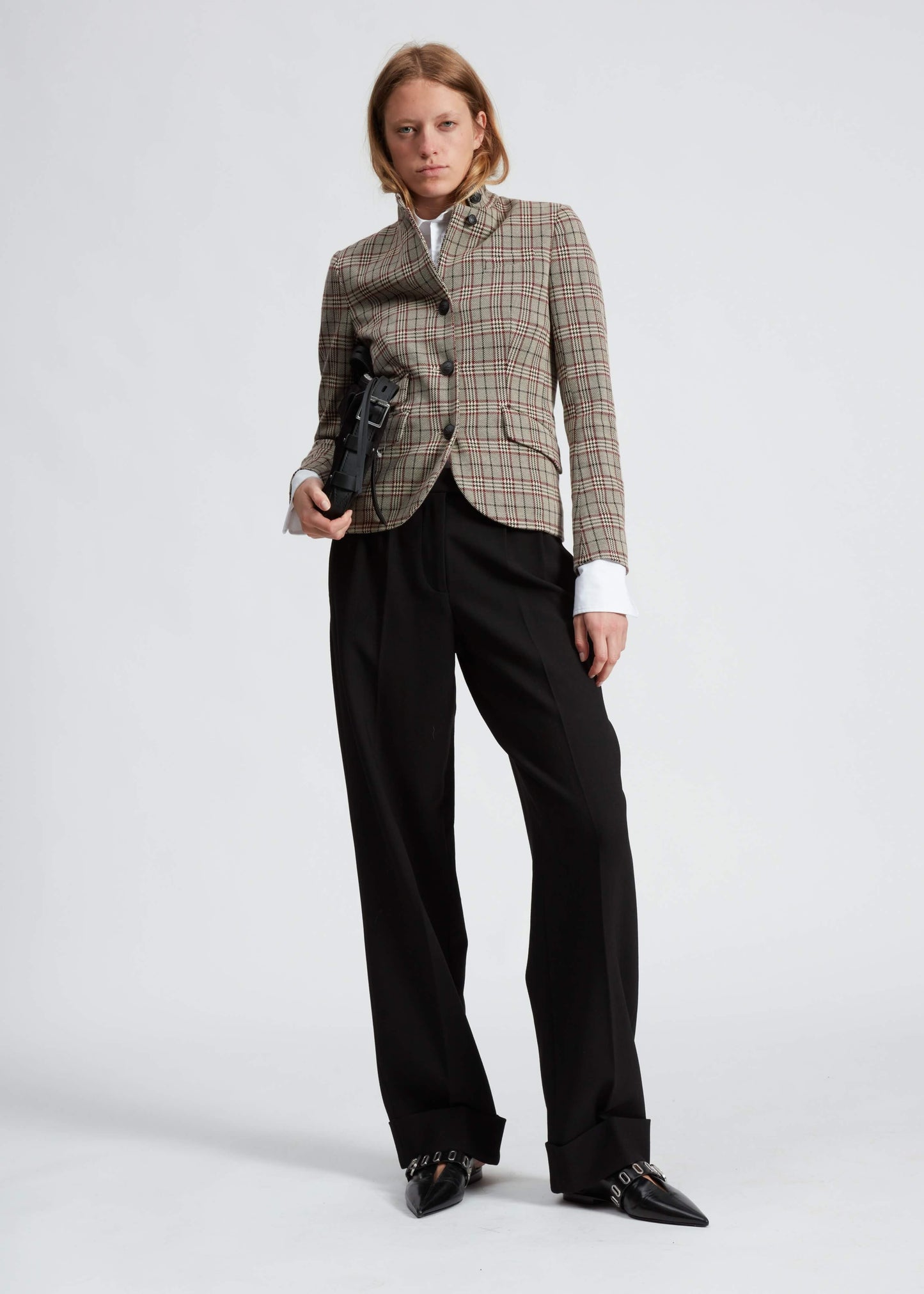 Rag & Bone Jackets Rag & Bone - Slade Blazer in Grey Plaid