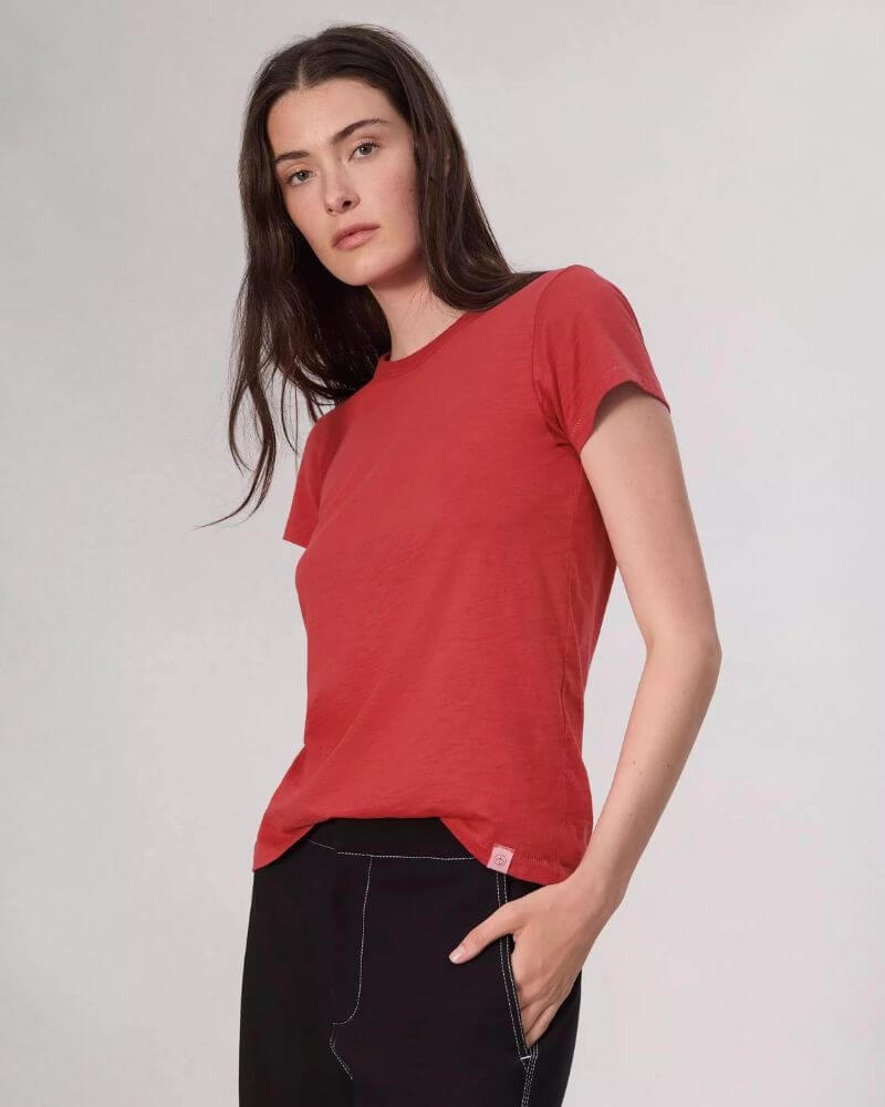 Rag & Bone Sweater Rag & Bone - Slub tee in Red