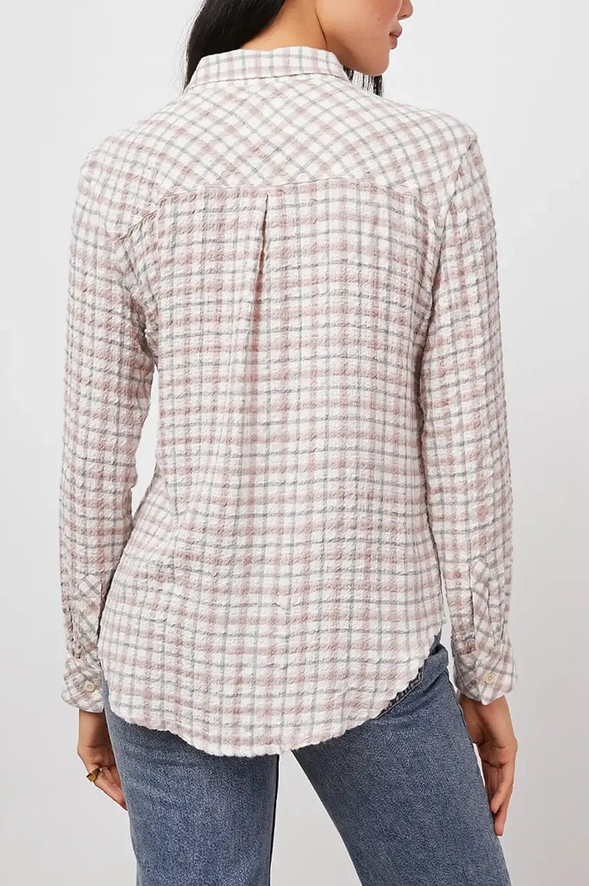 Rails Blouses S Rails - Brady Shirt in Powder Steel Blush