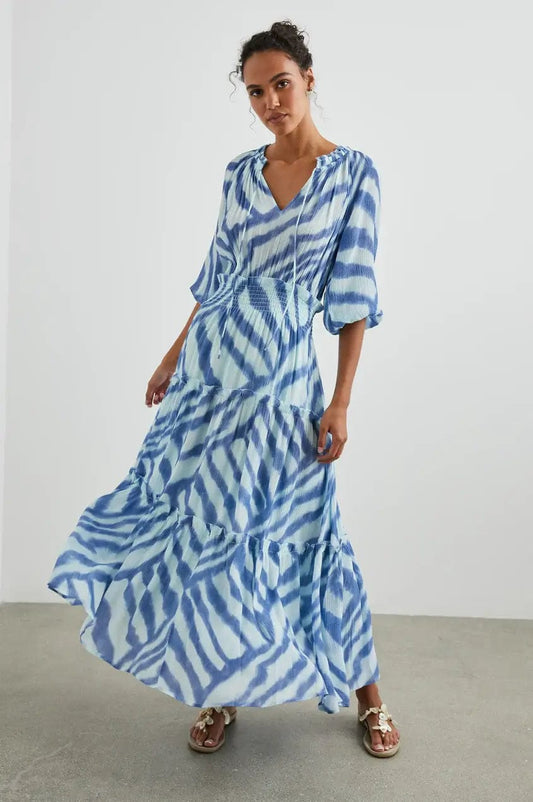Rails Dresses Rails - Caterine dress in Blue watercolor stripes