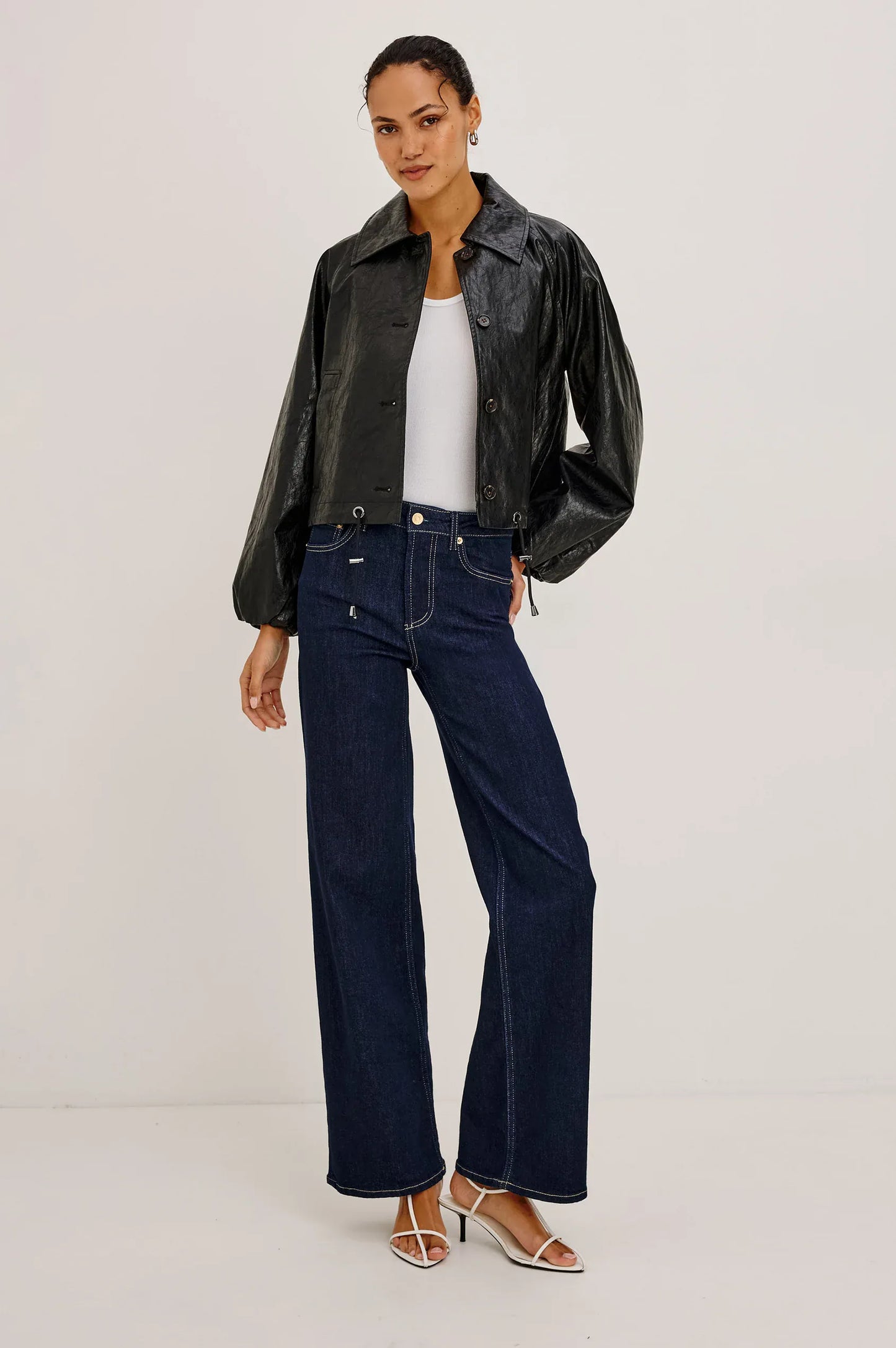 Rails Jackets Rails - North jacket in faux leather black