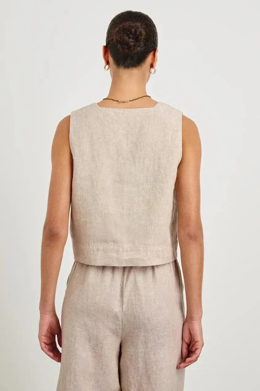 Rails Shirts & Tops Rails - Akira top in Heathered Flax