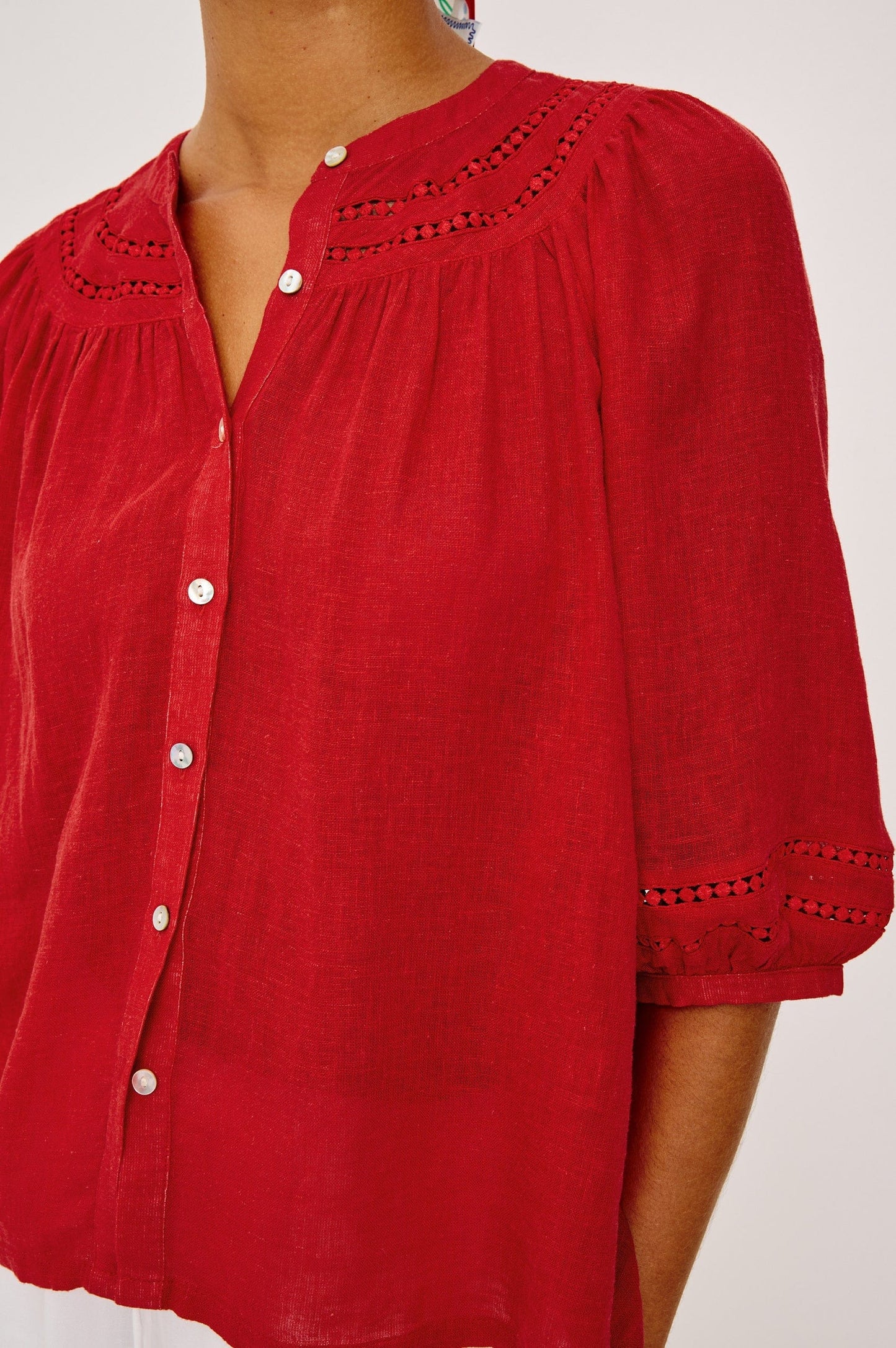 Rails Shirts & Tops Rails - Theia Top in Tomato