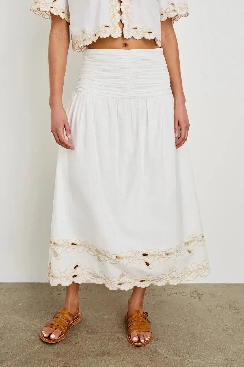 Rails Skirts Rails - Sol Skirt in white