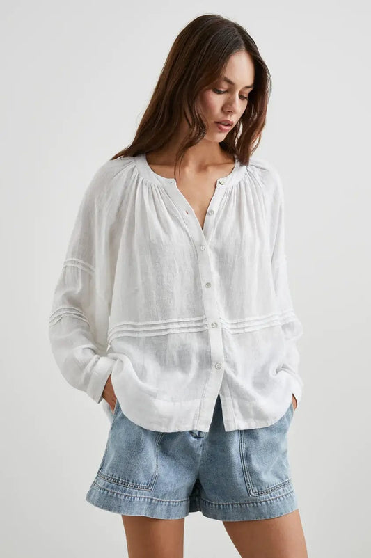 Rails Sweaters Rails - Frances Top in White