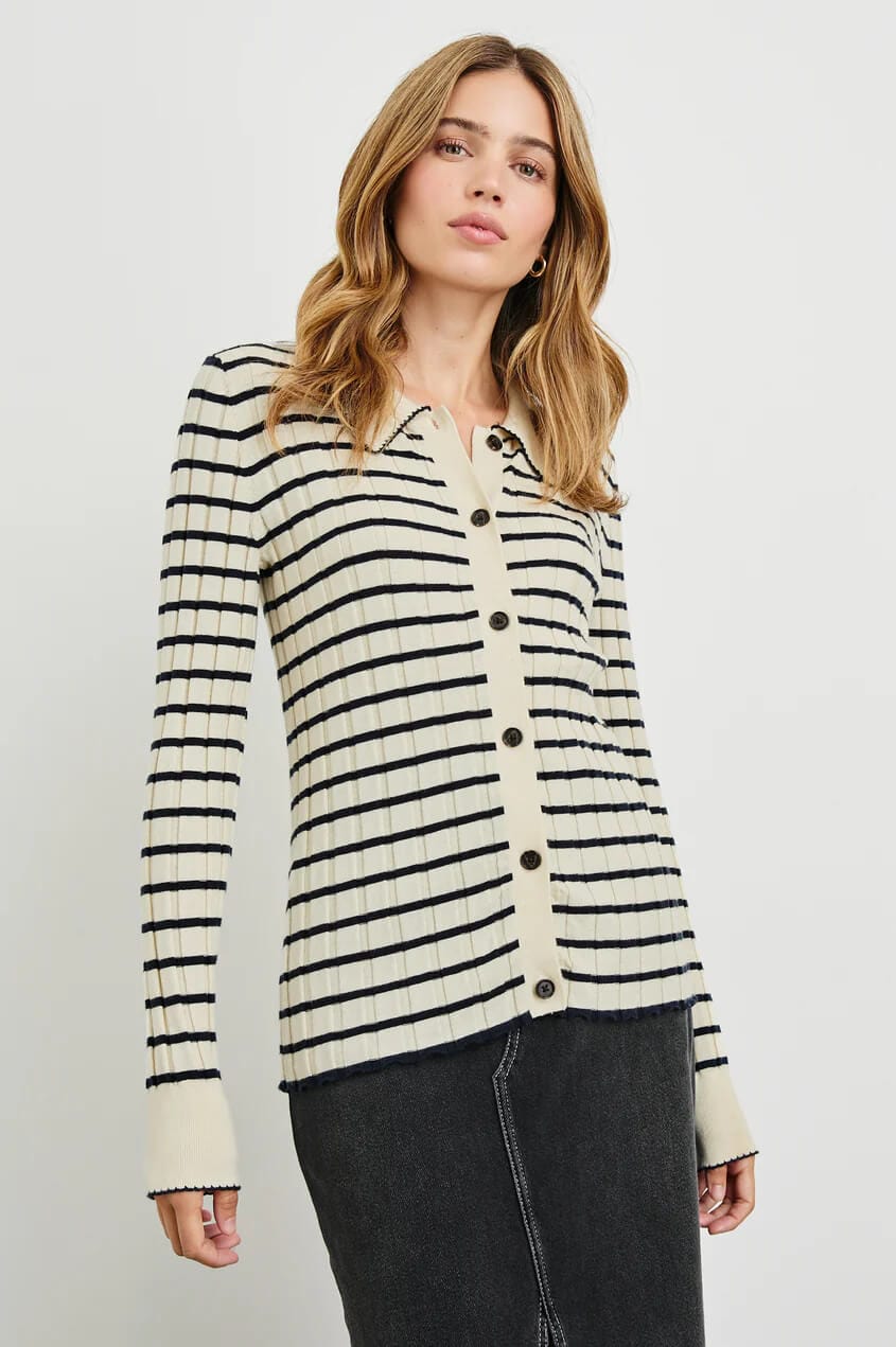 Rails Tops Rails - Aurelia top in Ivory Navy