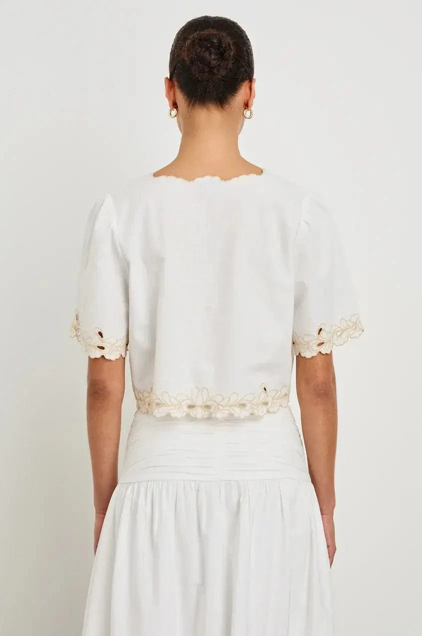 Rails Tops Rails - Cataluna Top in white