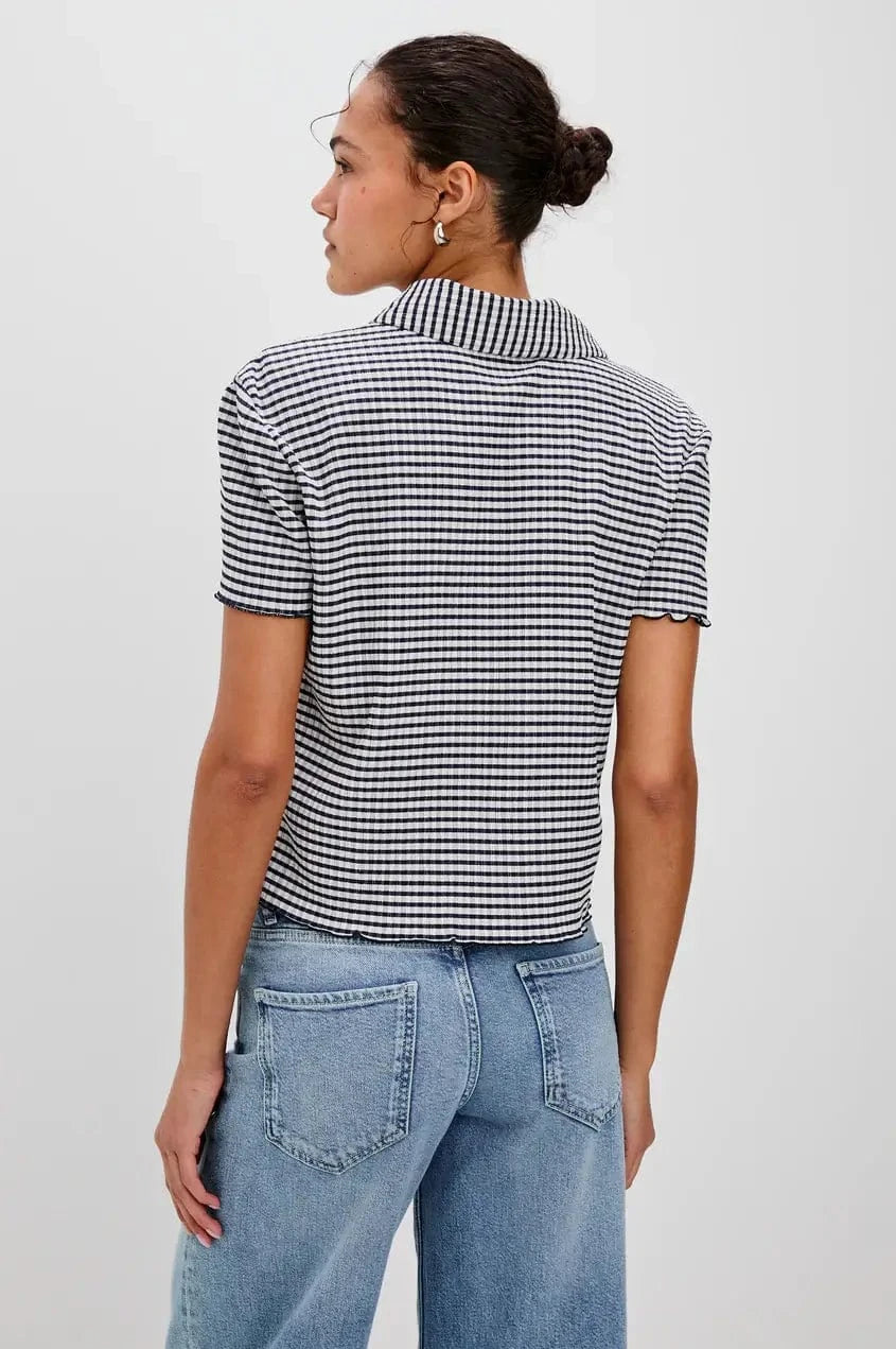 Rails Tops Rails - Limon shirt Navy Gingham