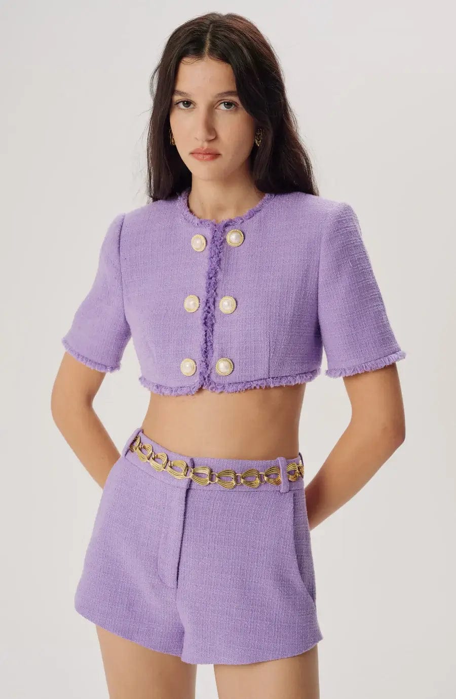 Ronny Kobo Jackets Ronny Kobo - Mindy Jacket in Lavender