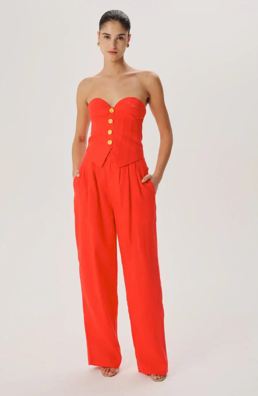 Ronny Kobo Pants Ronny Kobo - Krew Pant in Red