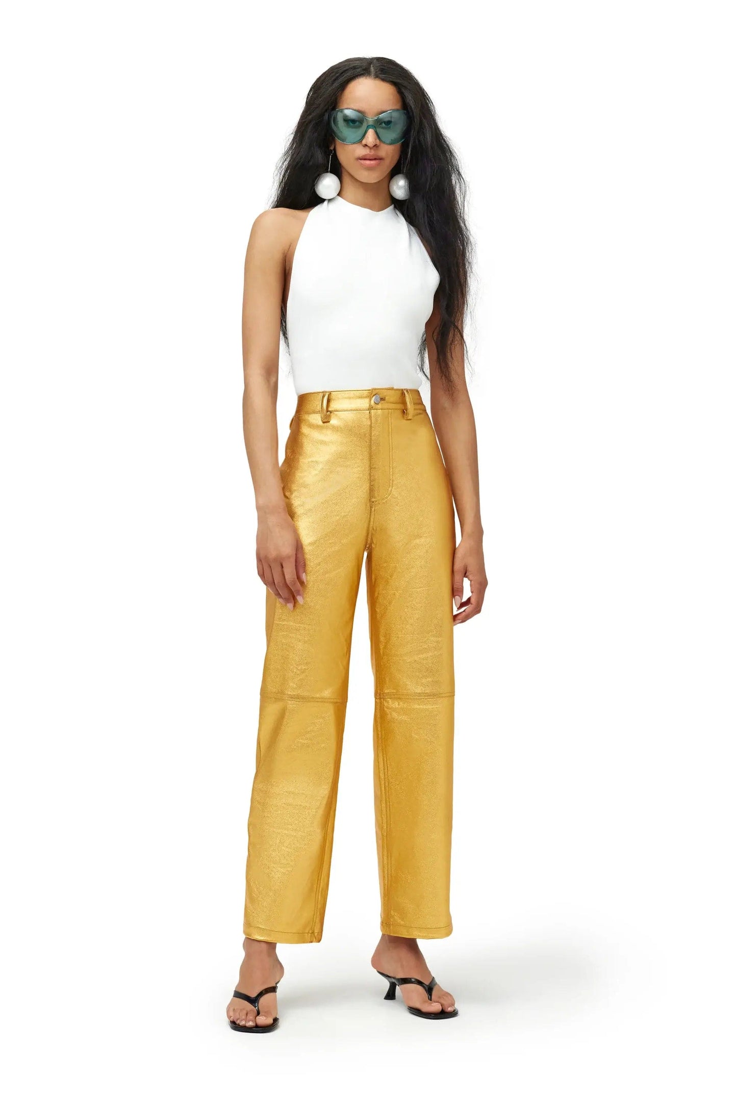 SIMONMILLER Pants Simon Miller - Trouser Jean in Cyber Orange