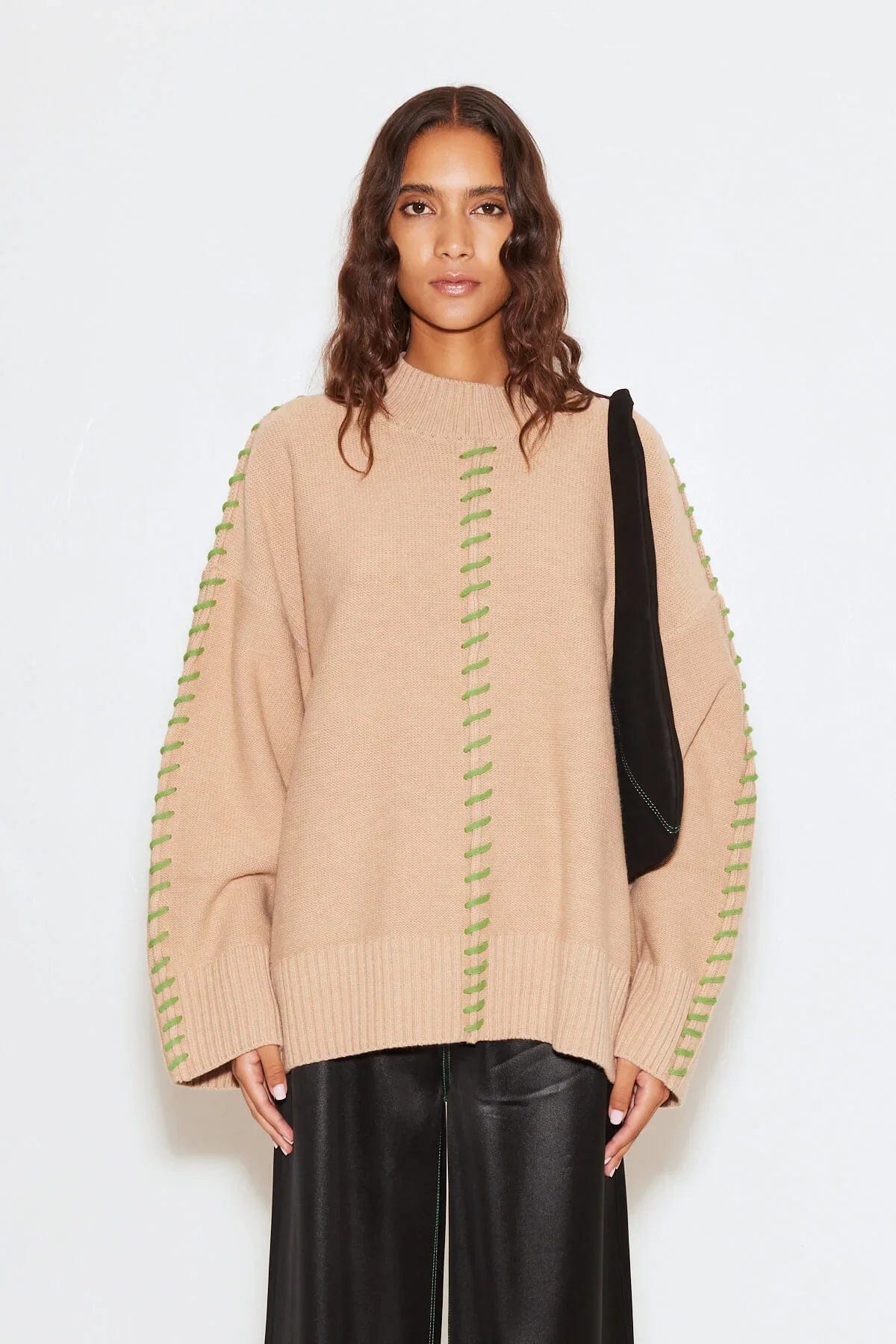 On Sale Simon Miller Leith Sweater in milkyway beige women s pullover sweater Basicality