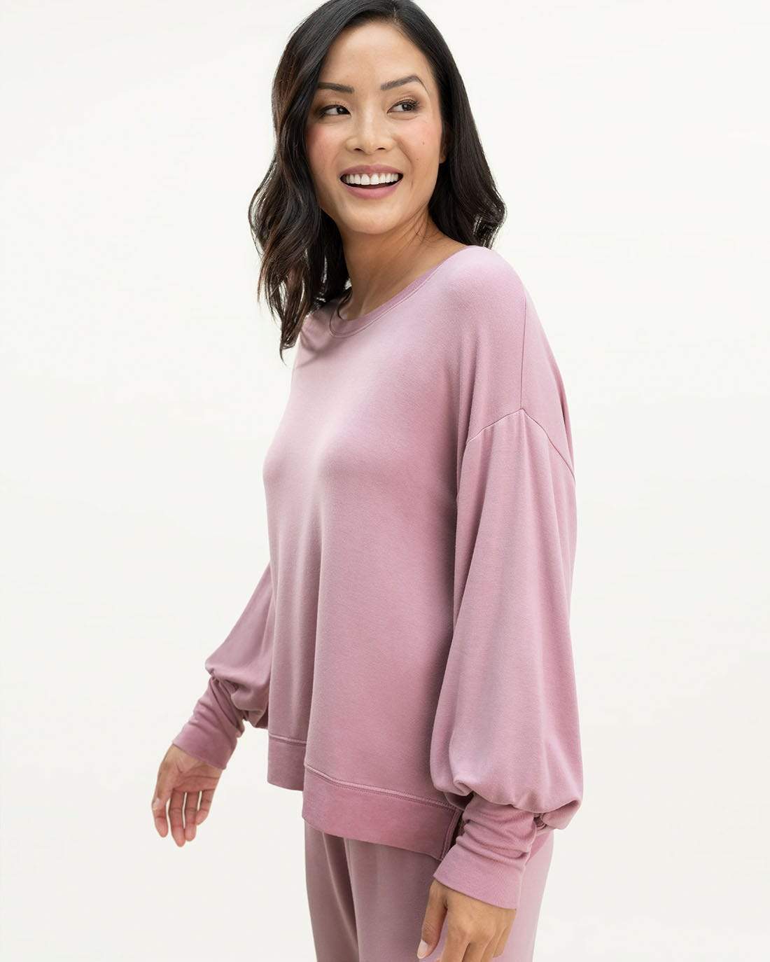 Splendid Tops S Splendid - Flora pullover in Mauve