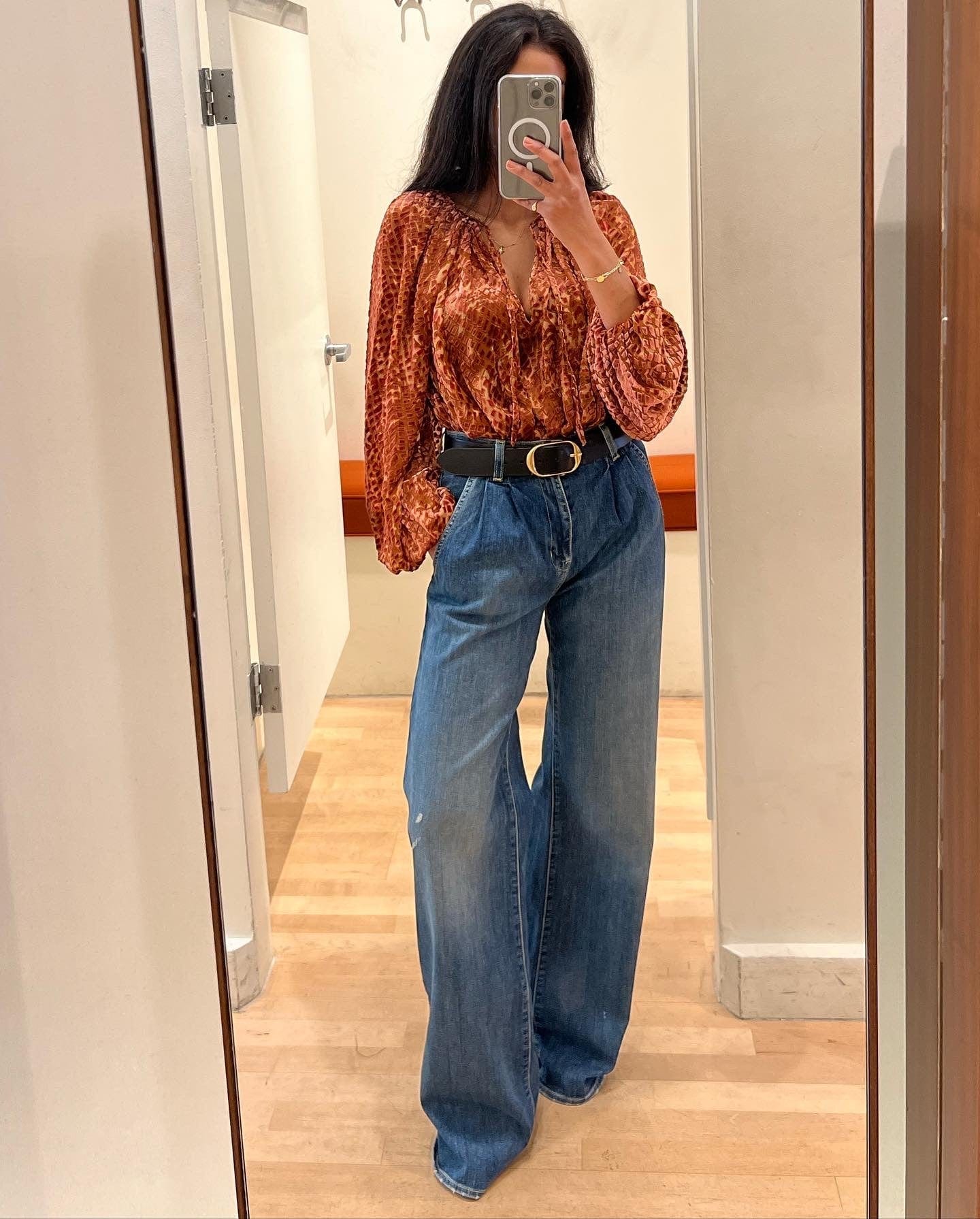 Ulla Johnson Tops 8 Ulla Johnson - Pauline Blouse in Sienna