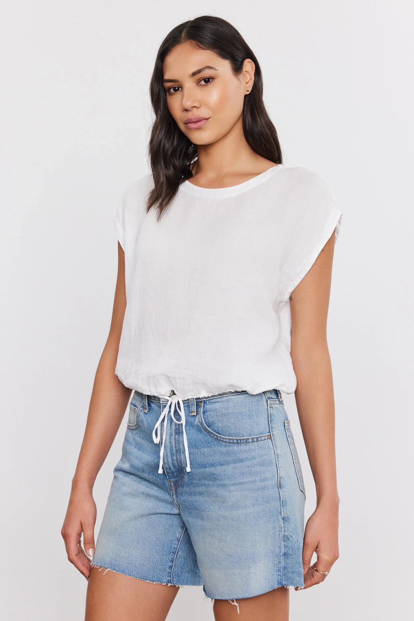 Velvet Blouses Velvet - Bayla top in White