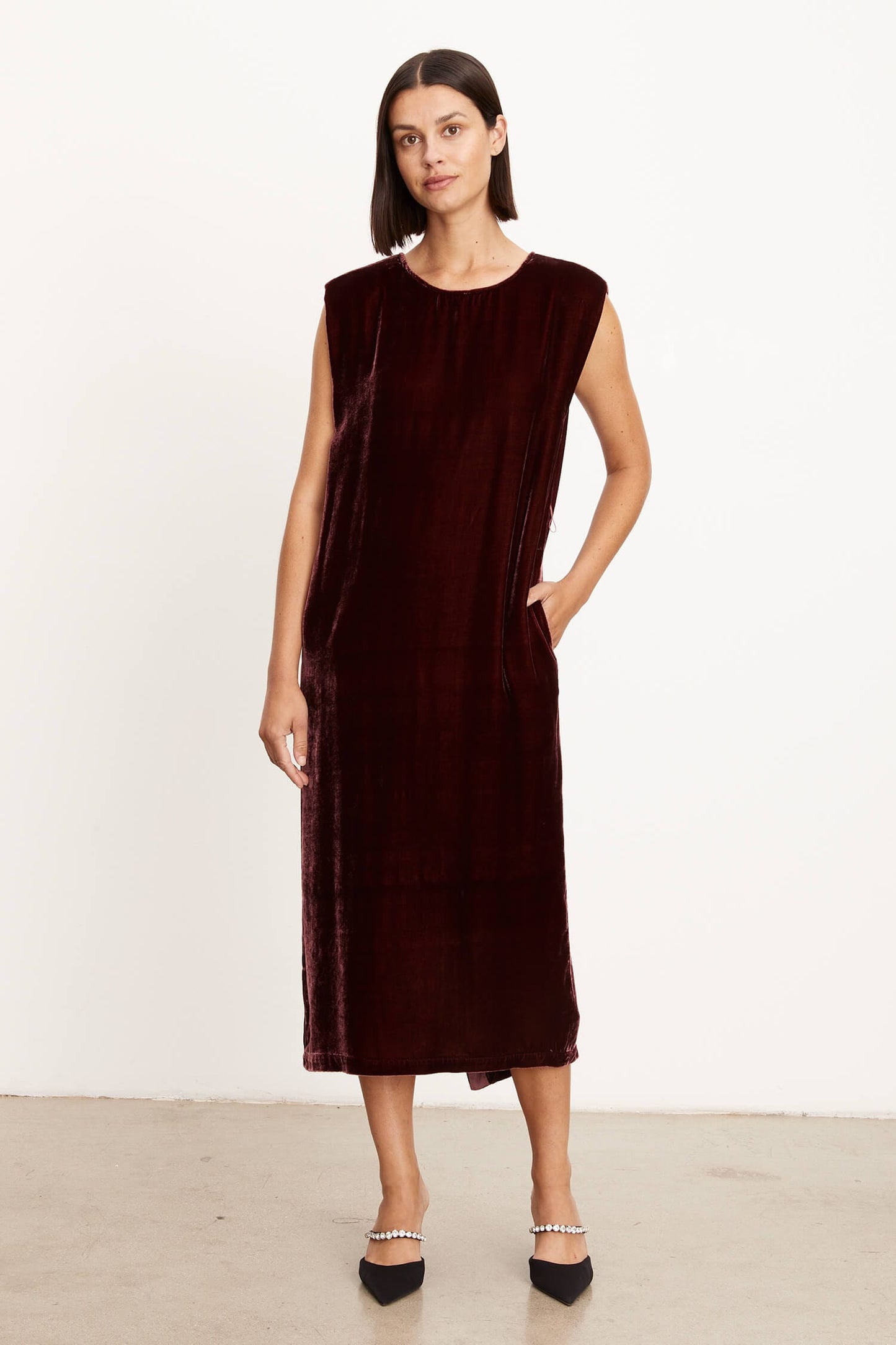 Velvet dress Velvet - Kandace Maxi Dress in Wineberry