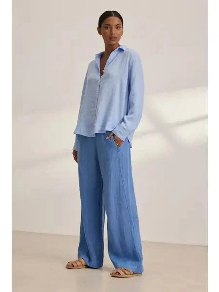 Velvet Pants Velvet with Cleo Wade - Stephanie Pant in Chambray