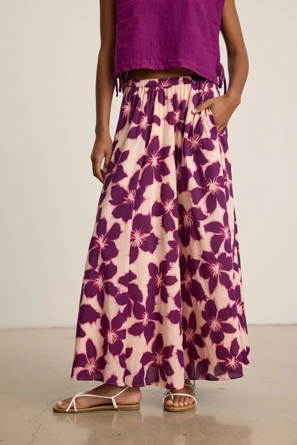 Velvet Skirts Velvet - Jess Skirt in Berry