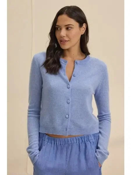 Velvet Sweater Velvet with Cleo Wade - Chrichet Sweater in Sky blue