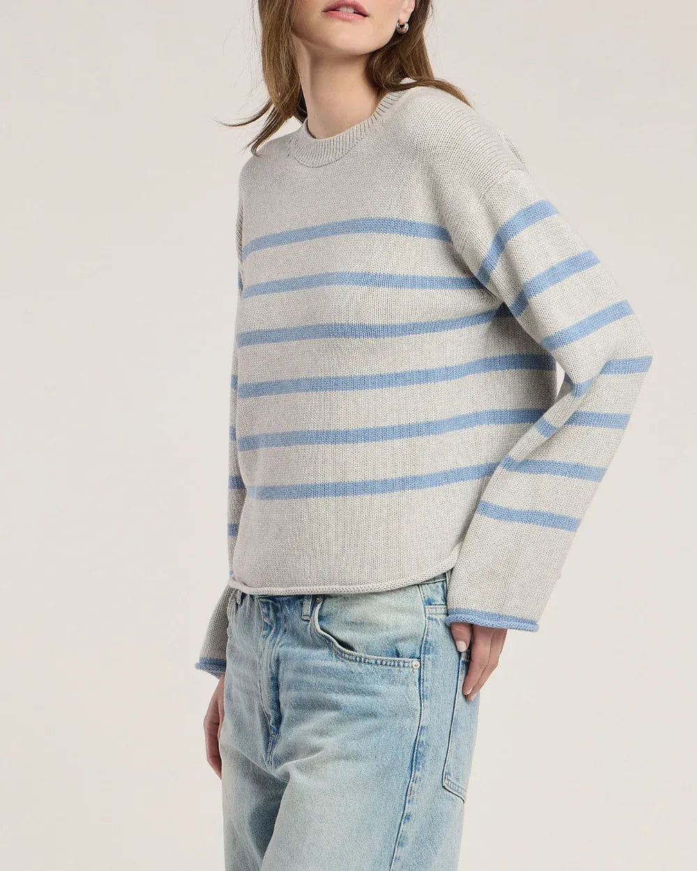 Velvet sweaters Velvet - Lucia crewneck in light heather