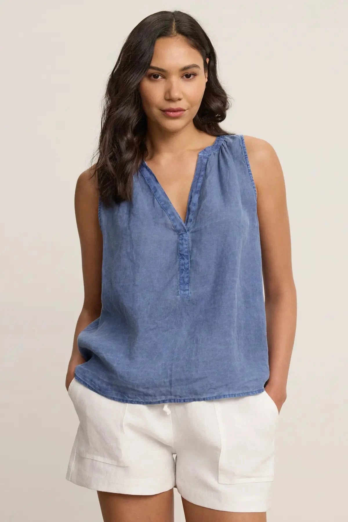Velvet Tops Velvet - Tacy top in Indigo