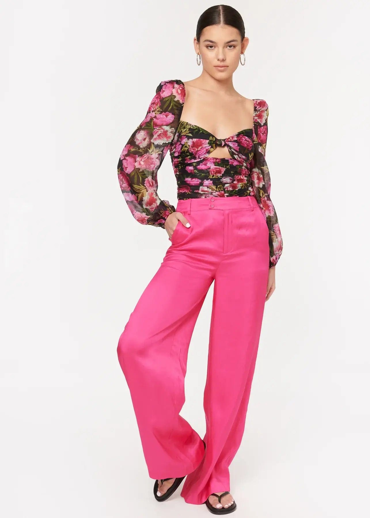 CAMI NYC - Kimmy Bodysuit in Plum Blossom – Basicality